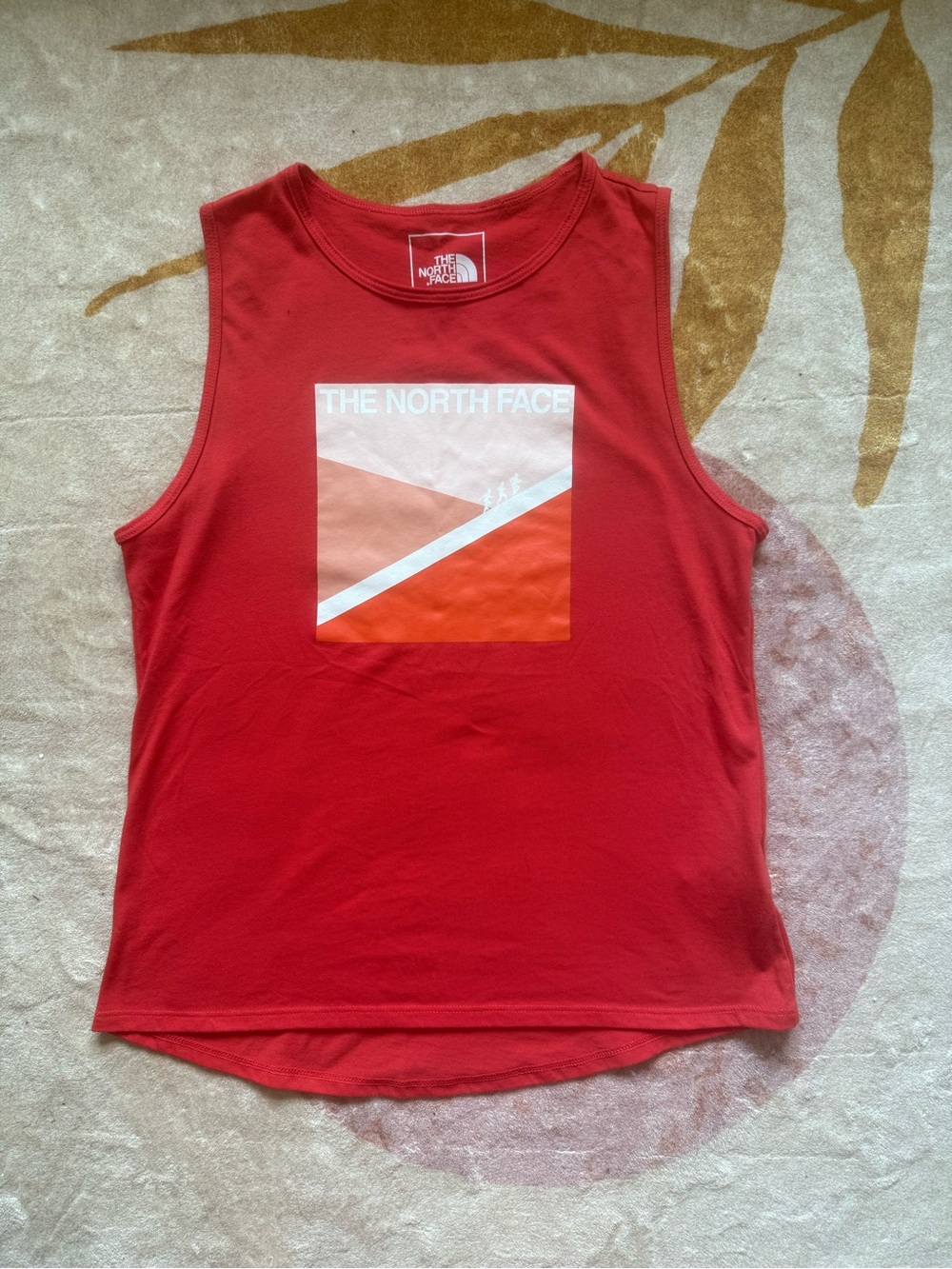 The North Face Red Women's Graphic Tank - Sz Small